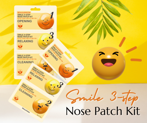 BEAUUGREEN Smile 3-step Nose Patch Kit