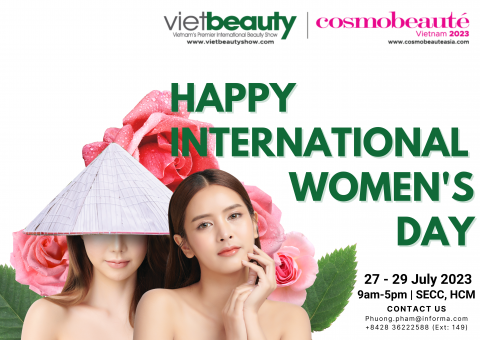 VIETBEAUTY x COSMOBEAUTE VIETNAM HAPPY INTERNATIONAL WOMEN'S DAY - WOMEN WORLDWIDE HONOR DAY