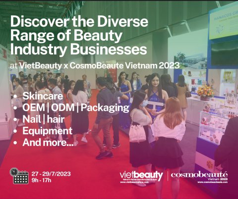 Có những doanh nghiệp thuộc ngành hàng làm đẹp nào tại Hội chợ, triển lãm thương mại ngành làm đẹp VietBeauty x CosmoBeaute Vietnam 2023