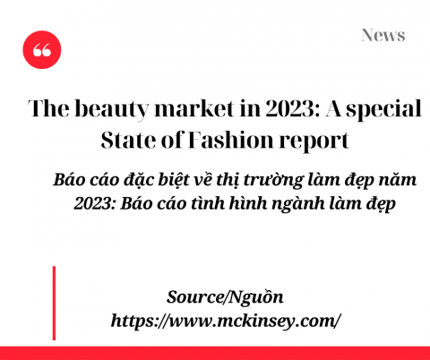 Báo cáo đặc biệt về thị trường làm đẹp năm 2023: Báo cáo tình hình ngành làm đẹp